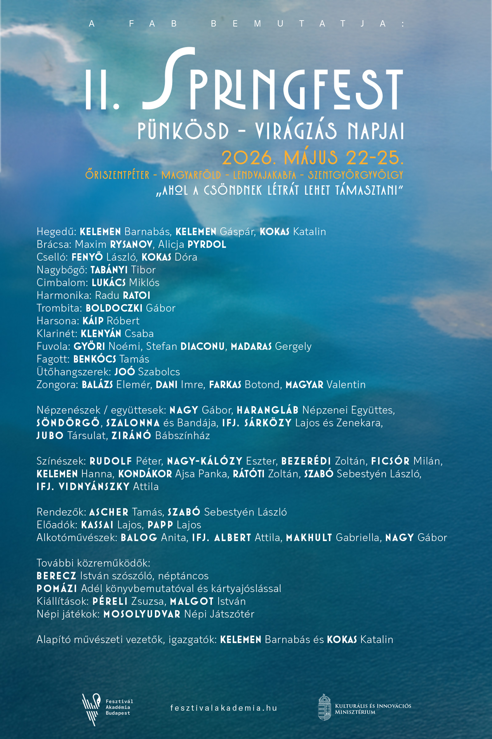 Springfest — tűzgyújtás, népzene